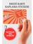 Psikolojim Iflas Etmiş Kredi Kartı Kaplama Stickerı, Sticker, Yapışkanlı Kredi Kartı Stickerı 1
