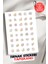 Yapışkanlı Emojiler Tırnak Dövmesi, Tırnak Tattoo, Nail Art, Tırnak Sticker 1