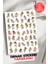 Yapışkanlı Melekler Tırnak Dövmesi, Tırnak Tattoo, Nail Art, Tırnak Sticker 1