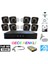 5mp Lens 2mp 1080P Warm LED 8 Kameralı 250GB Harddisk Dahil Güvenlik Kamerası Seti - ST-28250W 1