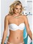 Kadın Ekru Push-Up Dolgulu Straples Sütyen 2850 1