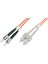 ST-SC Fiber Optik Patch Kablo, Multimode OM 1 62.5/125 Duplex, 3.0mm, LSZH, 15 metre 1