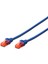 Patch Kablo, U-UTP, CAT. 6, 0,5 metre, AWG 26/7, Cu, LSZH, mavi renk 1