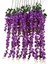 Yapay Ipek Wisteria Vine Ratta Ipek Asılı Çiçek Düğün Dekor, 6 Parça, (Mor) (Yurt Dışından) 1