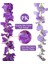 Yapay Ipek Wisteria Vine Ratta Ipek Asılı Çiçek Düğün Dekor, 6 Parça, (Mor) (Yurt Dışından) 3