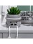 Yapay Saksı Bitki Sahte Etli Bitki Sevimli Asılı Bacak Seramik Saksı Succulents Dekor Masa Raf B (Yurt Dışından) 5