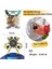 Fidget Spinner Harika Tasarım Fidget Oyuncak Yaratıcı Dönüştürülebilir Parmak Ucu Jiroskop Spinner Mech Zincir Rulman Eğlenceli Dekompresyon Anti-Anksiyete (Kırmızı Sarı Mavi)1 (Yurt Dışından) 2