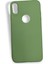Apple iPhone XS Max İnce Mat Silikon Kılıf Fıstıkyeşil 1