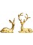 2x Heykeli Elk Lover Heykel Eşik Kitaplık Heykelcik El Sanatları (Yurt Dışından) 2