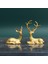 2x Heykeli Elk Lover Heykel Eşik Kitaplık Heykelcik El Sanatları (Yurt Dışından) 4