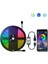 LED Işık Şeridi Su Geçirmez 5050RGB Bluetooth App 5V Esnek Işık Şeridi Ev Dekorasyon Için Rgb Işık Şeridi 3 Metre (Yurt Dışından) 2