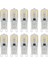 10 x G9 5W LED Kısılabilir Kapsül Ampul Işık Lambalarını Değiştirin AC220-240V, Sıcak Beyaz (Yurt Dışından) 1
