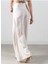 Wide Leg Kadın Pantolon Ekru 2