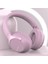 L700 Bluetooth Kulaklık Kulak Üstü Müzik Kablosuz Kulaklık Hifi Stereo Bas Ses Spor Kulaklık-Pembe (Yurt Dışından) 5