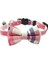 Pembe-Beyaz Tarzı 1CMX26CM Yaylı Ayarlanabilir Köpek Tasmalı Papyon Güvenlik Tokalı Kırılabilir Kedi Yaka Kemer Çizgili Noel Köpeği Kolye Için Bowknot Breakaway Cat Collar Bow Tie (Yurt Dışından) 1