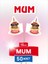 Mum Görseli Baskılı Pasta Servis Kürdanı 1