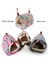 Mor Kalp Stili 8X8CM Hamster Altın Ipek Ayı Pamuk Yuva Bal Çantası Uçan Yatak Çantası Papağan Şeytan Sincap Mini Kirpi Peluş Yumuşak Sıcak Yuva (Yurt Dışından) 3