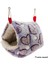 Mor Kalp Stili 14X12CM Hamster Altın Ipek Ayı Pamuk Yuva Bal Çantası Uçan Yatak Çantası Papağan Şeytan Sincap Mini Kirpi Peluş Yumuşak Sıcak Yuva (Yurt Dışından) 5