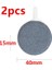 2 Adet Tarzı 4 cm Akvaryum Hava Kabarcık Taşı Disk Balık Tankı Havalandırıcı Hidroponik Hava Dağıtıcı Oksijen Hava Pompası Akvaryum Aksesuarları (Yurt Dışından) 1