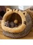 Battaniye 03 Tarzı M(44X41X30CM) Çıkarılabilir Kedi Yatağı Evi Kedi Kafesi Yuva Pet Yuvası Kedi Çadırı (Yurt Dışından) 3