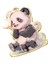 Panda Buzdolabı Çıkartmaları Ev Aksesuarları Arkadaşlar Için Hediyelik Eşya (Yurt Dışından) 1