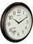 Clock Q x A813B Ahşap Kasa (Mdf) Sessiz Saniyeli Duvar Saati 2