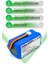Homend Alex Laser Pro+ 1283H Akıllı Robot Süpürge Bataryası 14.4V 2600MAH Li-Ion Pil (Orijinal Kapasite) 3