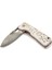 Kam - J10 - D2 Çelik - Beyaz Micarta - Içten Kilitli Çakı 5