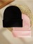 Unisex Katlamalı PEMBE,SİYAH 2'Lİ Bere Seti EKEBERESETİ2LİYENİ 2