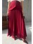 Bordo Pinterest Iki Parçalı Pileli Etek 3