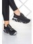 Almendra Platin Streç Taşlı Sneaker 1