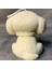 El Yapımı Beyaz Sevimli Köpek Mum - 8 x 8 cm 3