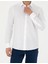 Erkek Beyaz Slim Fit Uzun Kollu Basic Gömlek 50277645-VR013 6