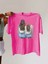 Kadın Anne Kız Tema Baskılı T-Shirt Oversize Salaş 1