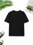 Kadın Fiyonk Leopar Baskılı Beyaz Siyah T-Shirt Oversize Salaş 4