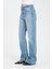 %100 Pamuk, Yüksek Bel Wide Leg Jeans 1