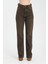 Yüksek Bel Fermuarlı Wideleg Fit %100 Pamuk Jean Pantolon 2