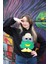05-14 Yaş Kız Çocuk Siyah Renk Emoji Kapşonlu Sweat 1