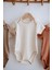 3lü Pamuklu Kaşkorse Kısa Kollu Body Set Taş/ekru/kiremit 3