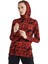 Kadın Termal Kapşonlu Sweatshirt 2. Seviye 6194 - Kırmızı 3