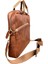 Darbe Korumalı, Laptop Çantası Coffee 15.6" Inç Macbook Çantası 39X30X4 cm Vegan Deri Kahverengi 4