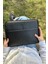11 inç Tablet Kılıfı, Deri Cep Detaylı Ipad Kılıf Macbook Air-Pro Kılıf, Galaxy, Lenovo, Düz Siyah 1