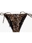 Astarlı Leopar Desenli Yanları Bağlamalı Ipli Bikini Altı 1