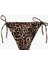 Astarlı Leopar Desenli Yanları Bağlamalı Ipli Bikini Altı 2