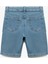 Pamuklu Cep Detaylı Slim Fit Denim Şort 2