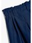 Pile Detaylı Viskon Karışımlı Bol Paça Pantolon 3