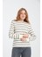 Kadın Çizgili Sweatshirt - Rahat ve Şık Tasarım 4