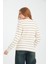 Kadın Çizgili Sweatshirt - Rahat ve Şık Tasarım 4