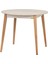 Avanos Yuvarlak Sabit Mdf Traverten Mutfak Masası - Q90 cm 2