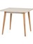 Avanos Sabit Mdf Traverten Kare Ahşap Mutfak Masası - 80X80 cm 2